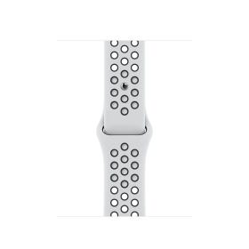 41mm Pure Platinum/Black Nike Sport Band - Regular