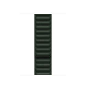 41mm Sequoia Green Leather Link - M/L