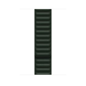 45mm Sequoia Green Leather Link - M/L
