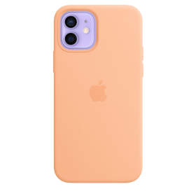 iPhone 12 mini Silicone Case with MagSafe - Cantaloupe