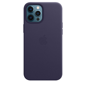 iPhone 12 Pro Max Leather Case with MagSafe - Deep Violet