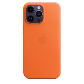 iPhone 14 Pro Max Leather Case with MagSafe - Orange