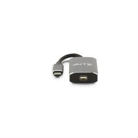 LMP USB-C to Mini-DisplayPort Adapter, USB 3.1 (m) to Mini-DP 1.2 (f) (max. 4K@60Hz), alu housing, silver