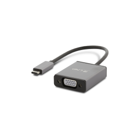 LMP USB-C to VGA adapter, USB 3.1 (m) to VGA (f), aluminum housing, space gray