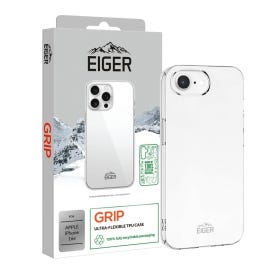 Apple iPhone 16e flexibles TPU-Case Eiger Grip Case GRS clear
