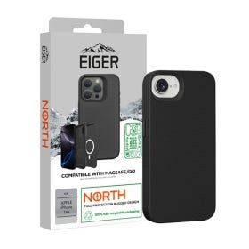 Eiger North Case MagSafe for iPhone 16e - black