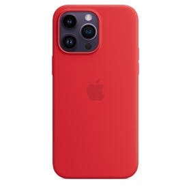 iPhone 14 Pro Max Silicone Case with MagSafe - (PRODUCT)RED