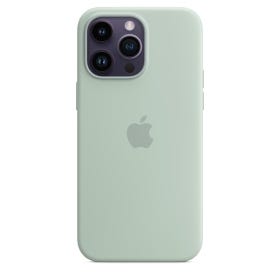 iPhone 14 Pro Max Silicone Case with MagSafe - Succulent