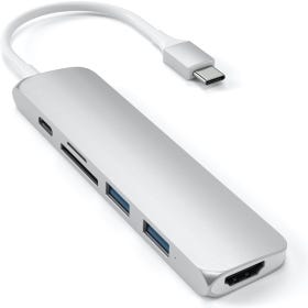 Satechi USB-C Slim Alu Multiport Hub V2