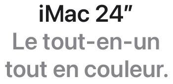 iMac 24 inch