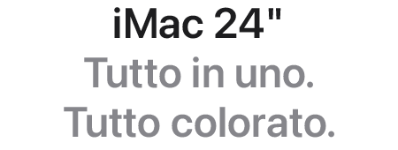 iMac 24 inch