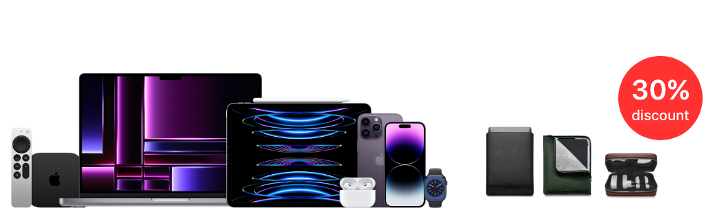 Apple products WOOLNUT leather accessories thirty percent discount