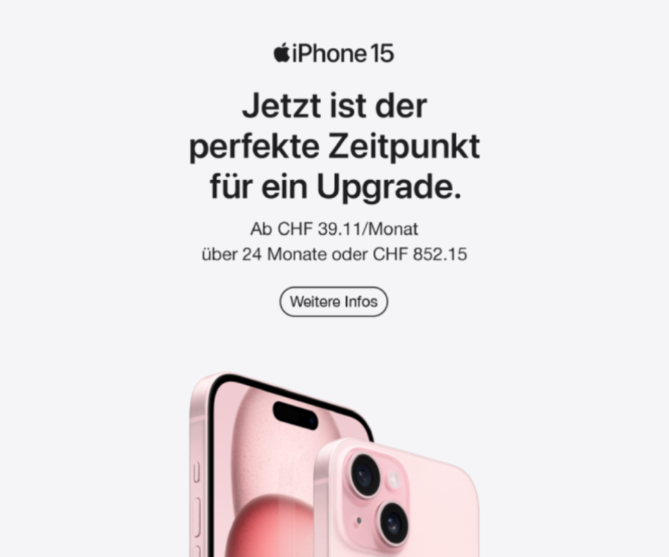 iPhone 15 upgrade